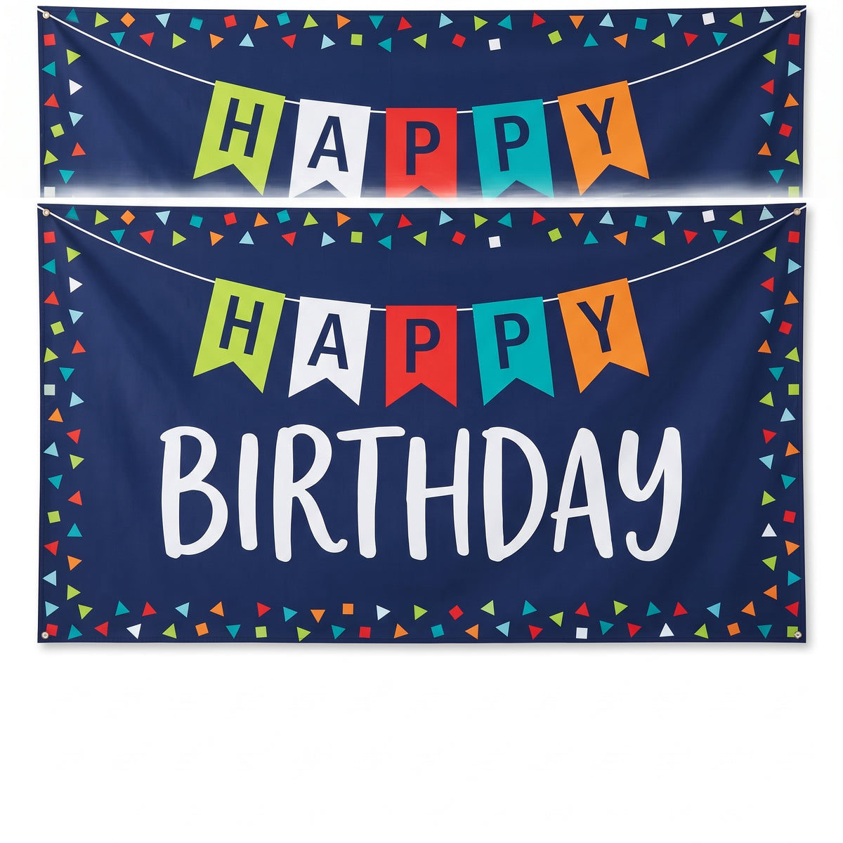 Colorful "Happy Birthday" Celebration Banner