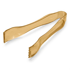 Elegant Gold Mini Plastic Tongs - 2 Pack