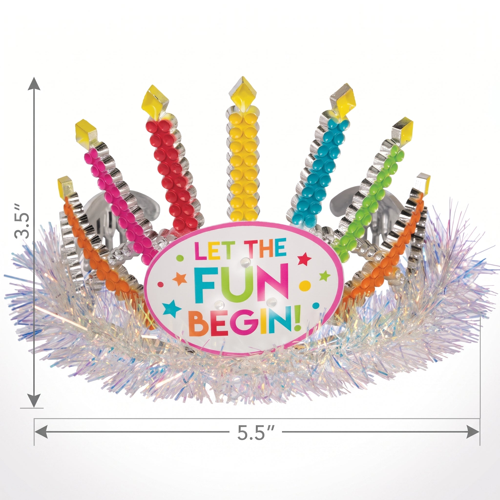 LED Light-Up Sprinkle Birthday Tiara