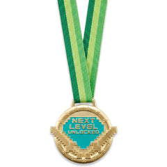 Pixel Party Deluxe "Next Level Unlocked" Medal