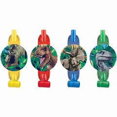Jurassic World Dinosaur Blowout Noisemakers - 8 Pack