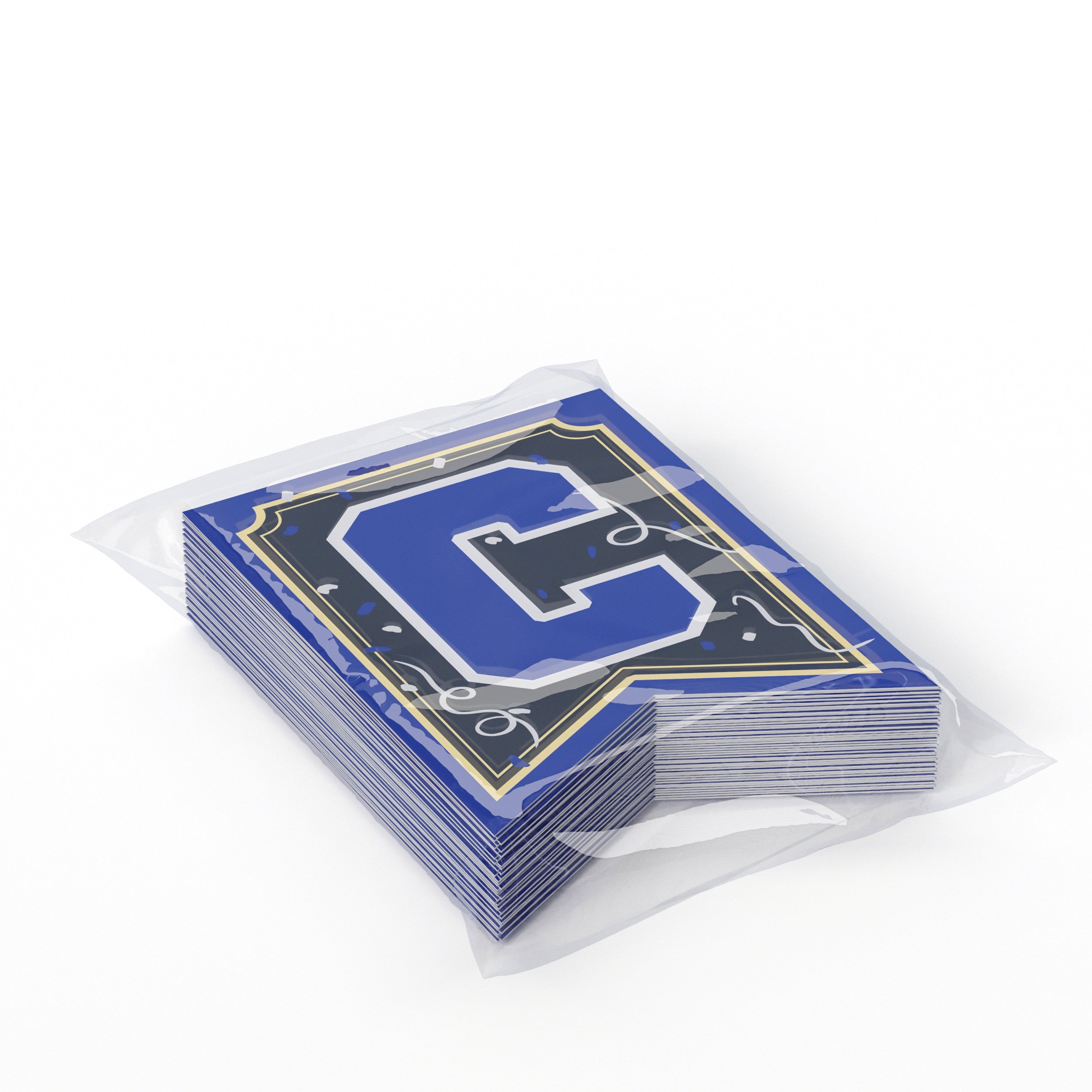 White/Blue Graduation Combo Pack | Service For 8