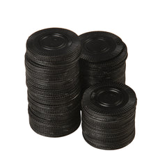 Black Poker Chips/100 Per Pkg