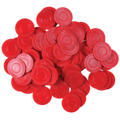 Red Poker Chips/100 Per Pkg