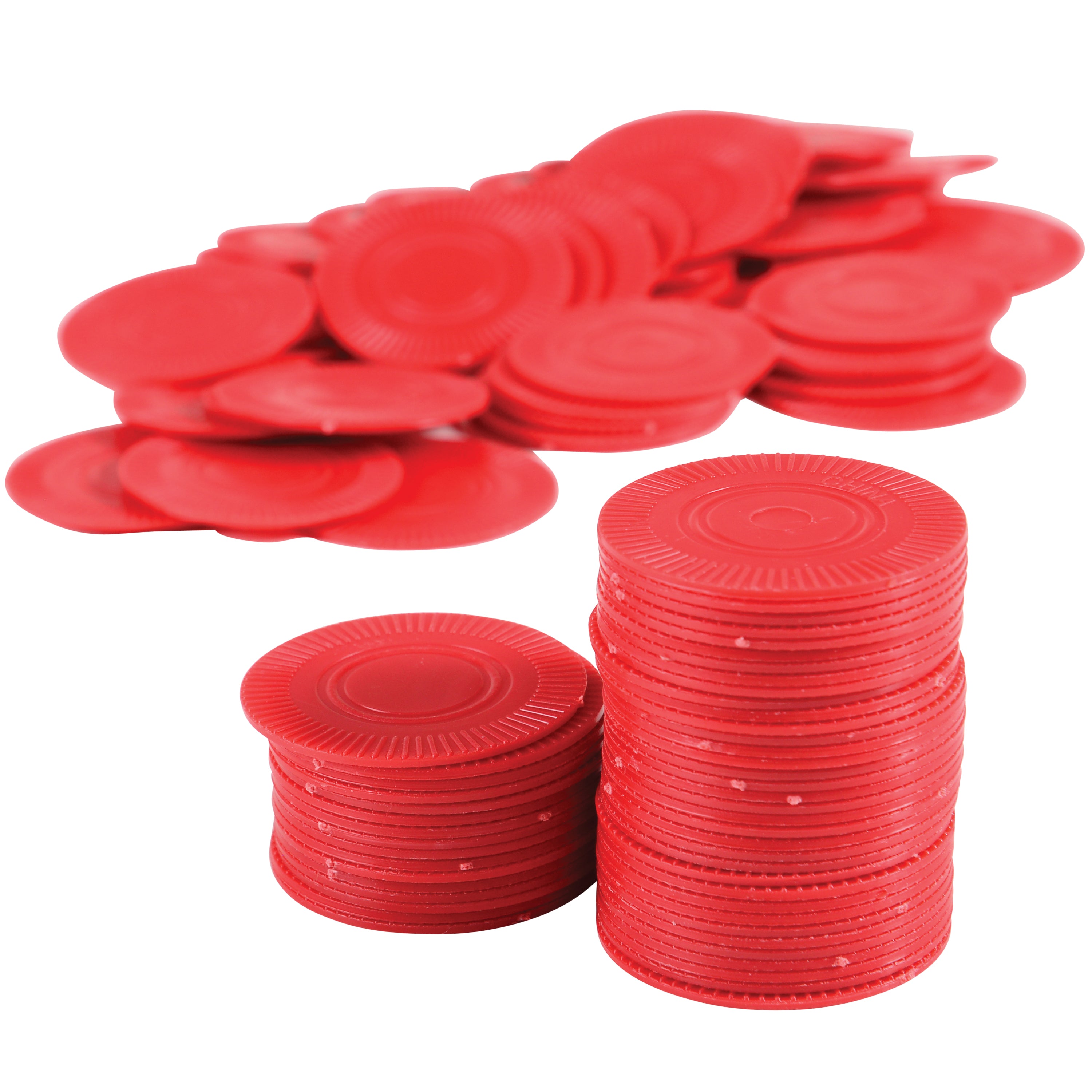 Red Poker Chips/100 Per Pkg