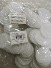 White Poker Chips/100 Per Pkg