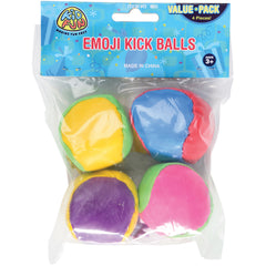 Emoji Kickballs/4 Per Pkg