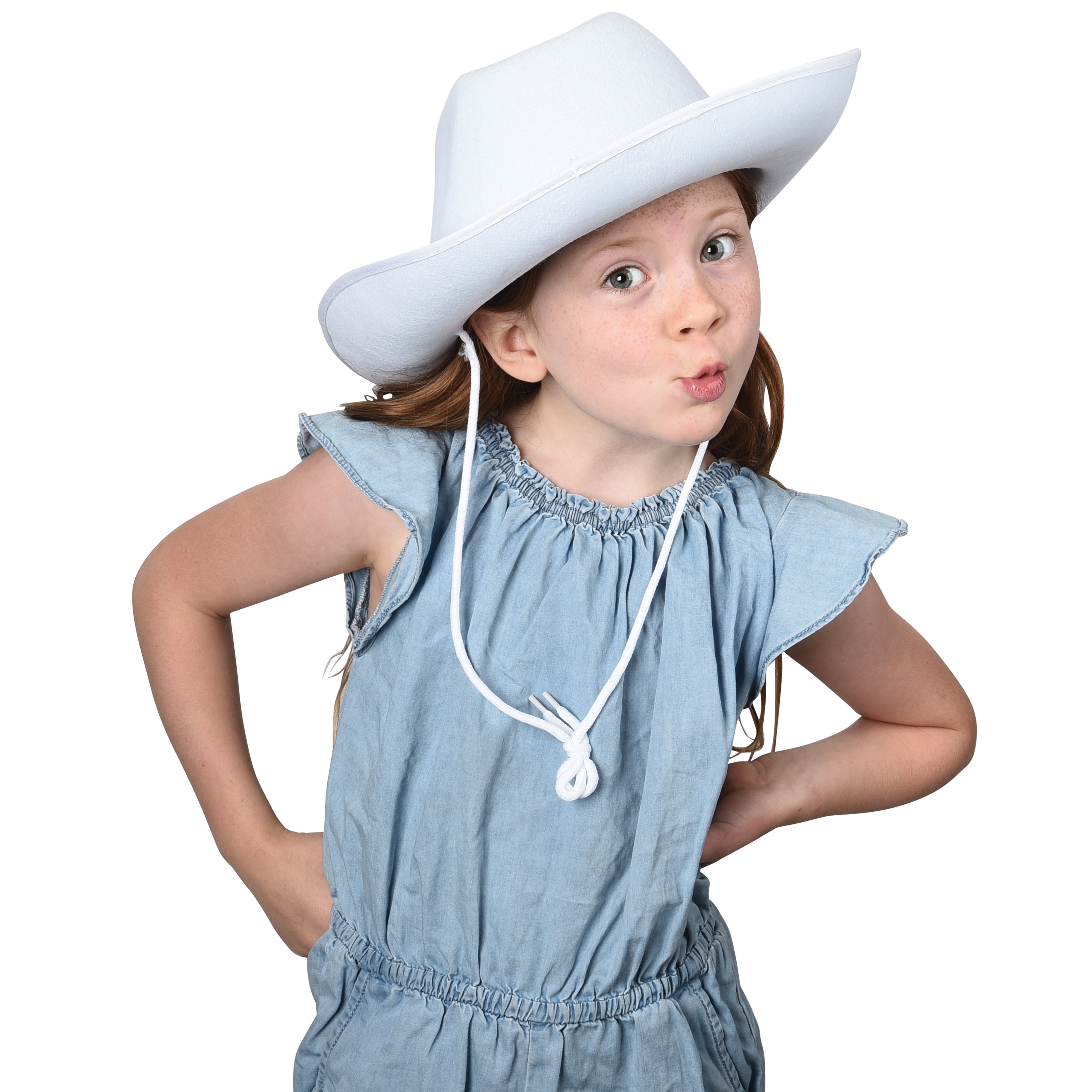 Cowboy Hat/White