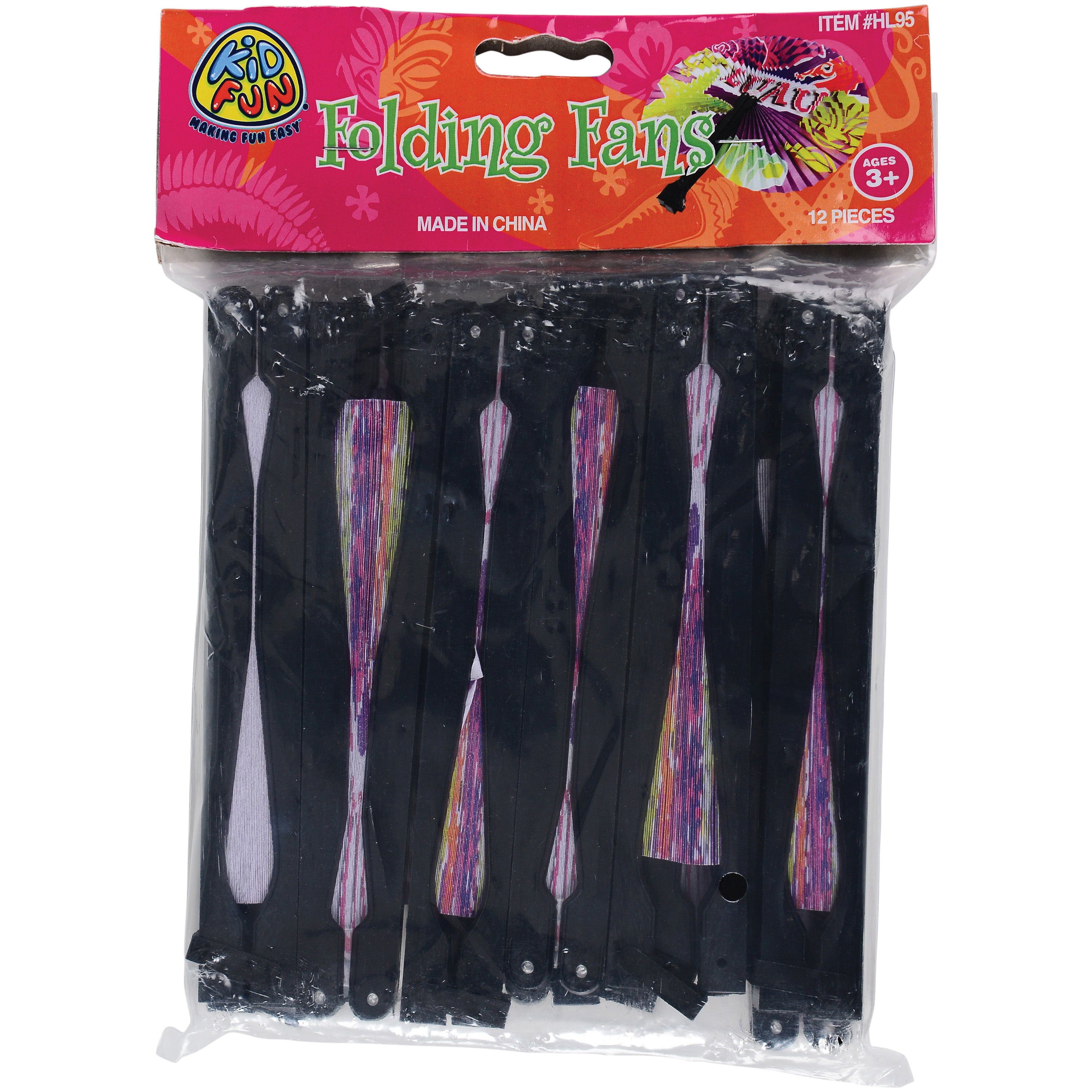 Luau Folding Fans