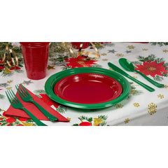 Christmas Printed Table Skirt | 6 Pack