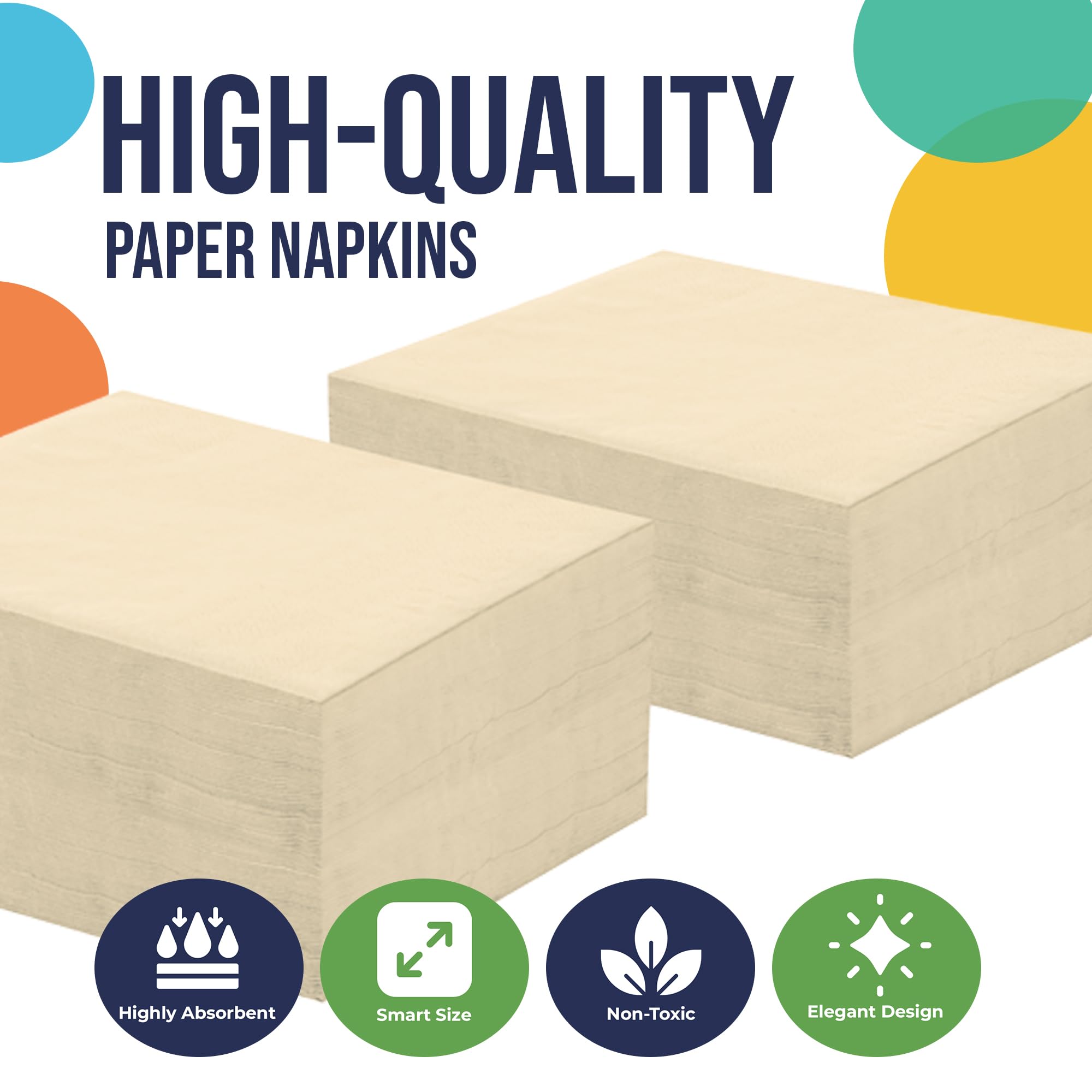 Ivory Luncheon Napkins | Case of 3600