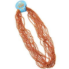 Metallic Bead Necklaces/Orange