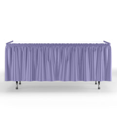 Lavender Plastic Table Skirt | Case of 48
