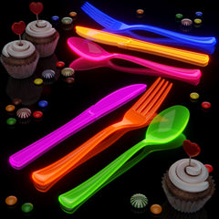 Heavy Duty Neon Plastic Forks | Case of 1440