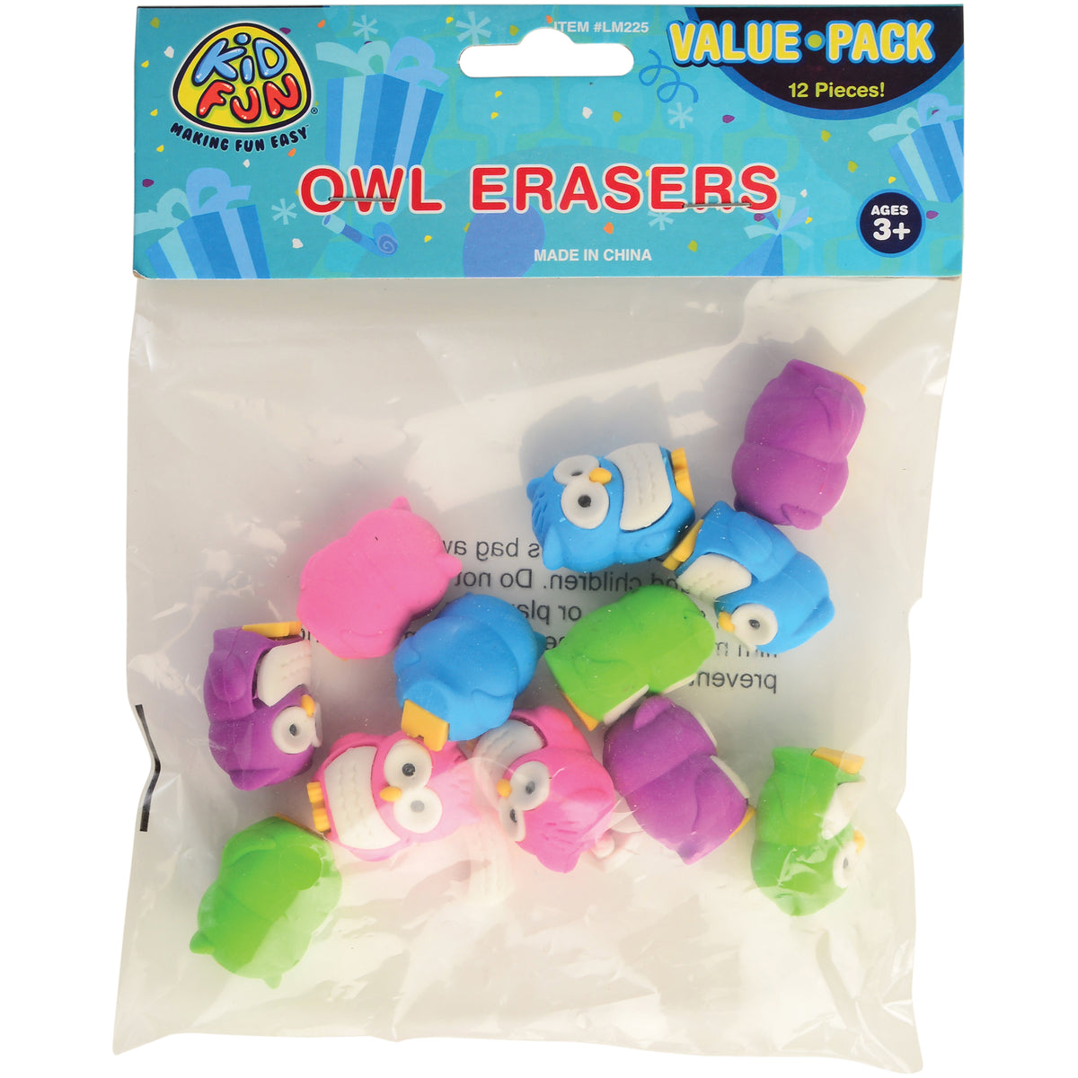Owl Erasers