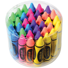 Crayon Shape Erasers/36 Per Pk
