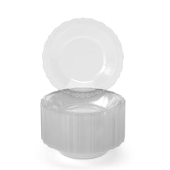 12 Oz. Clear Victorian Design Bowls | 20 Count
