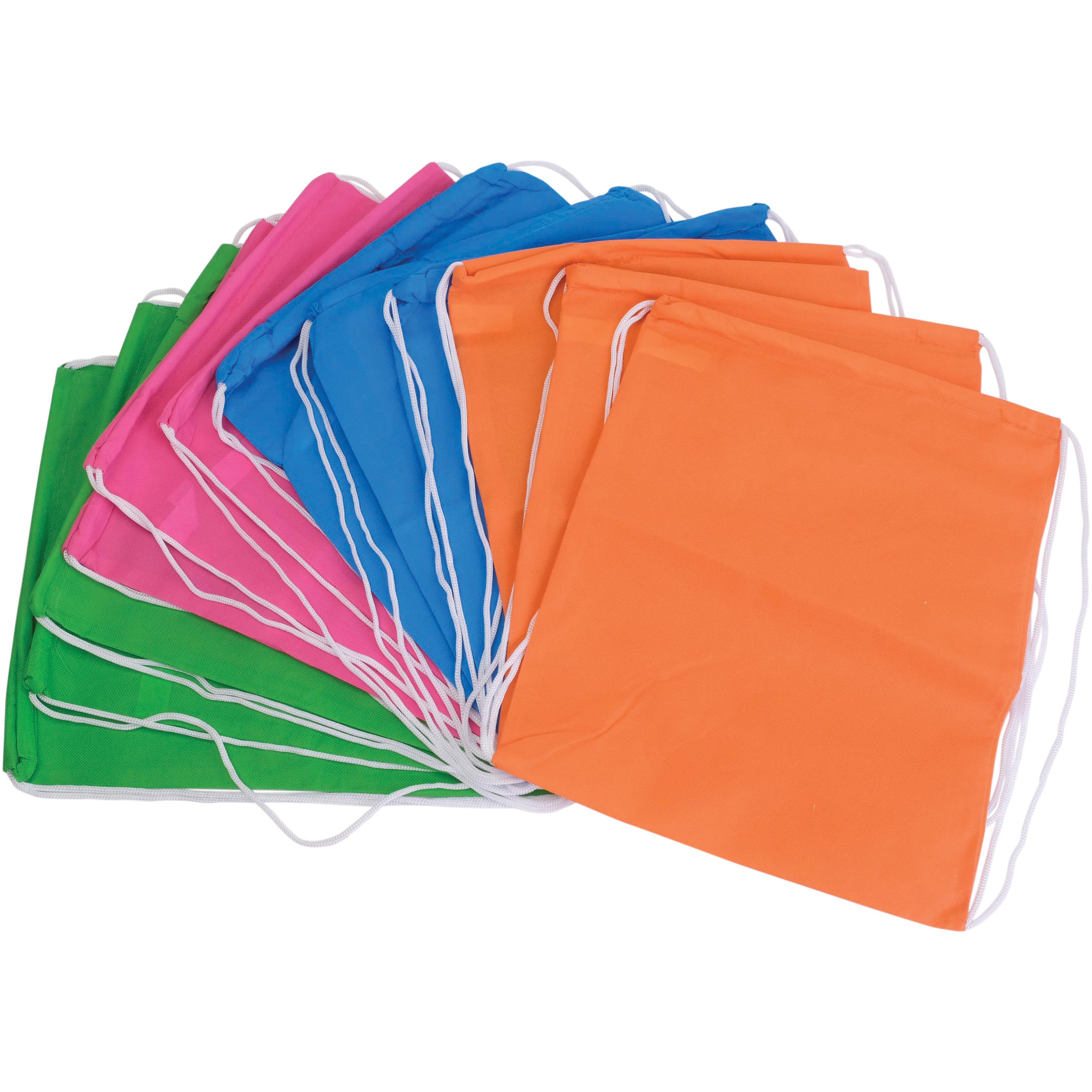 Neon Drawstring Backpacks