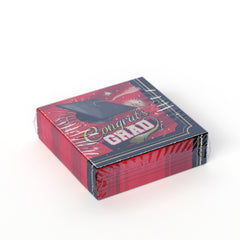 White/Red Graduation Combo Pack | Service For 8