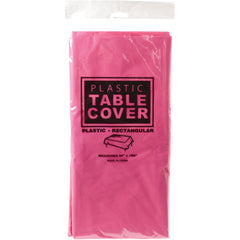 Plastic Table Cover/Pink