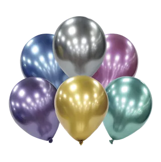 12 In. Platinum Assorted Balloon | 6 Count