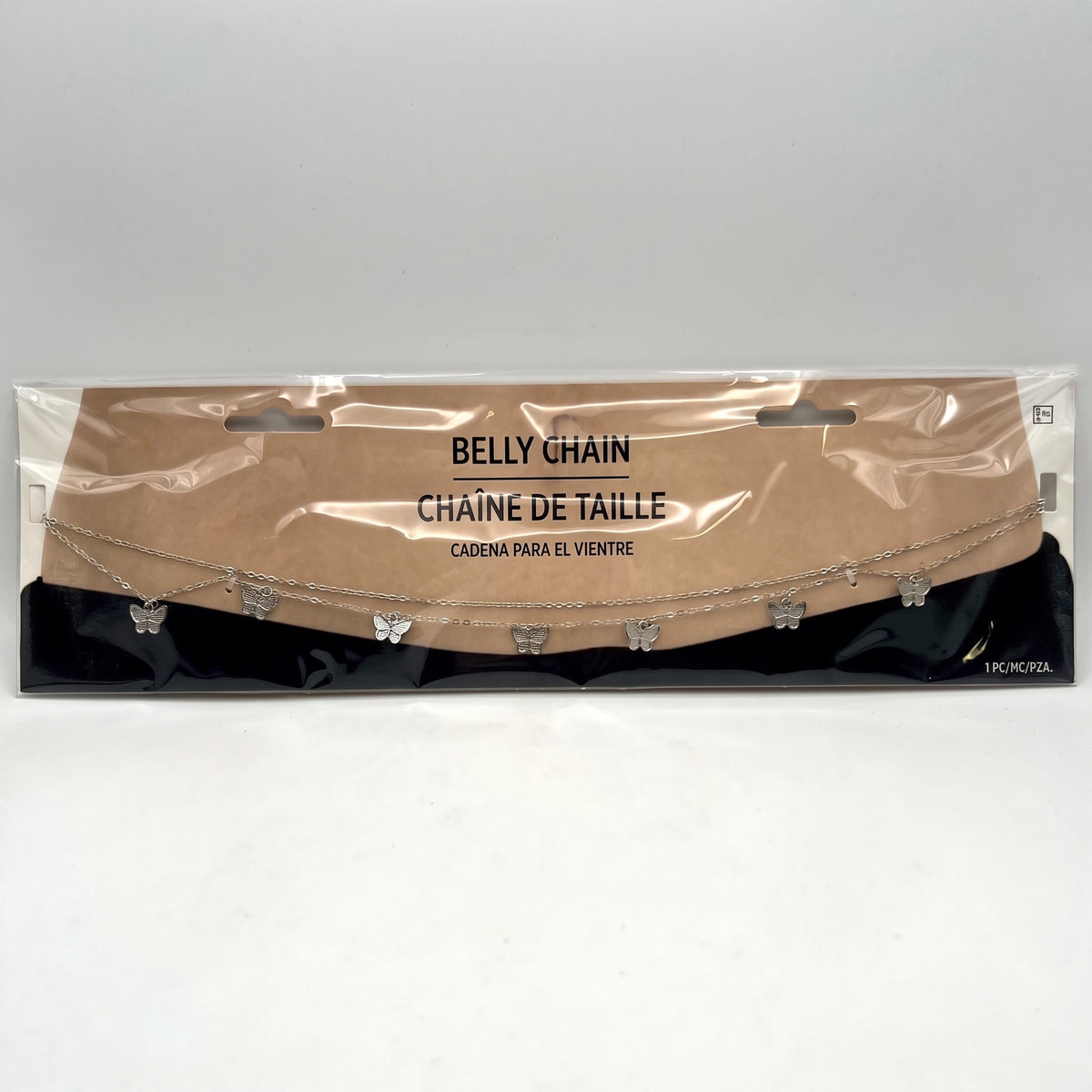 90's Butterfly Chain Belly Belt - Costume Accessory