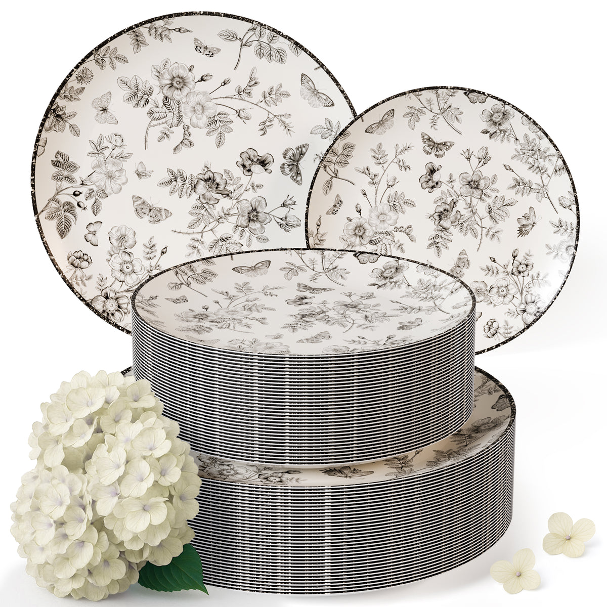 Classic Botanical Combo Set | 100 10 In. + 100 8 In.