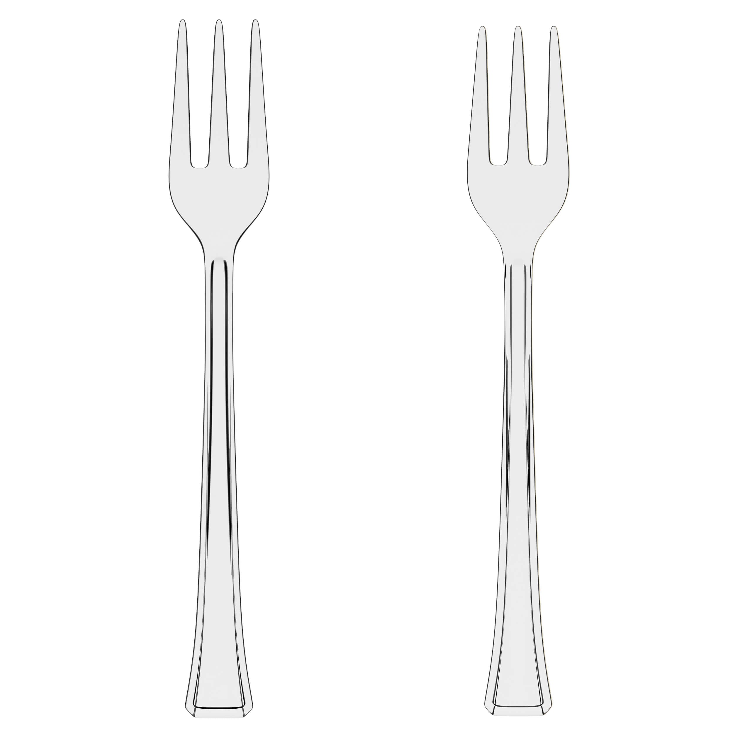 Exquisite Clear Plastic Tasting Forks 100 Count