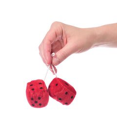 Small Plush Dice 1 1/2 Inch