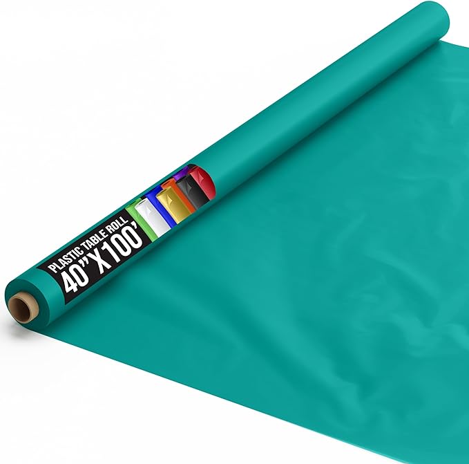 Unleashed | 40 in. x 100 Ft. Teal Table Roll