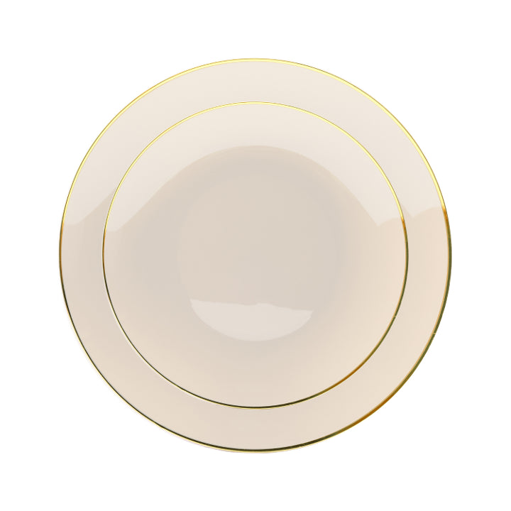 Disposable Ivory Classic Dinnerware Set