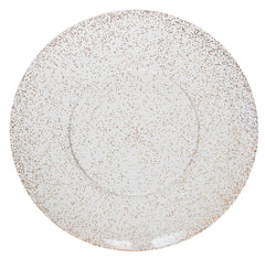 Disposable Rose Gold Sparkle Dinnerware Set