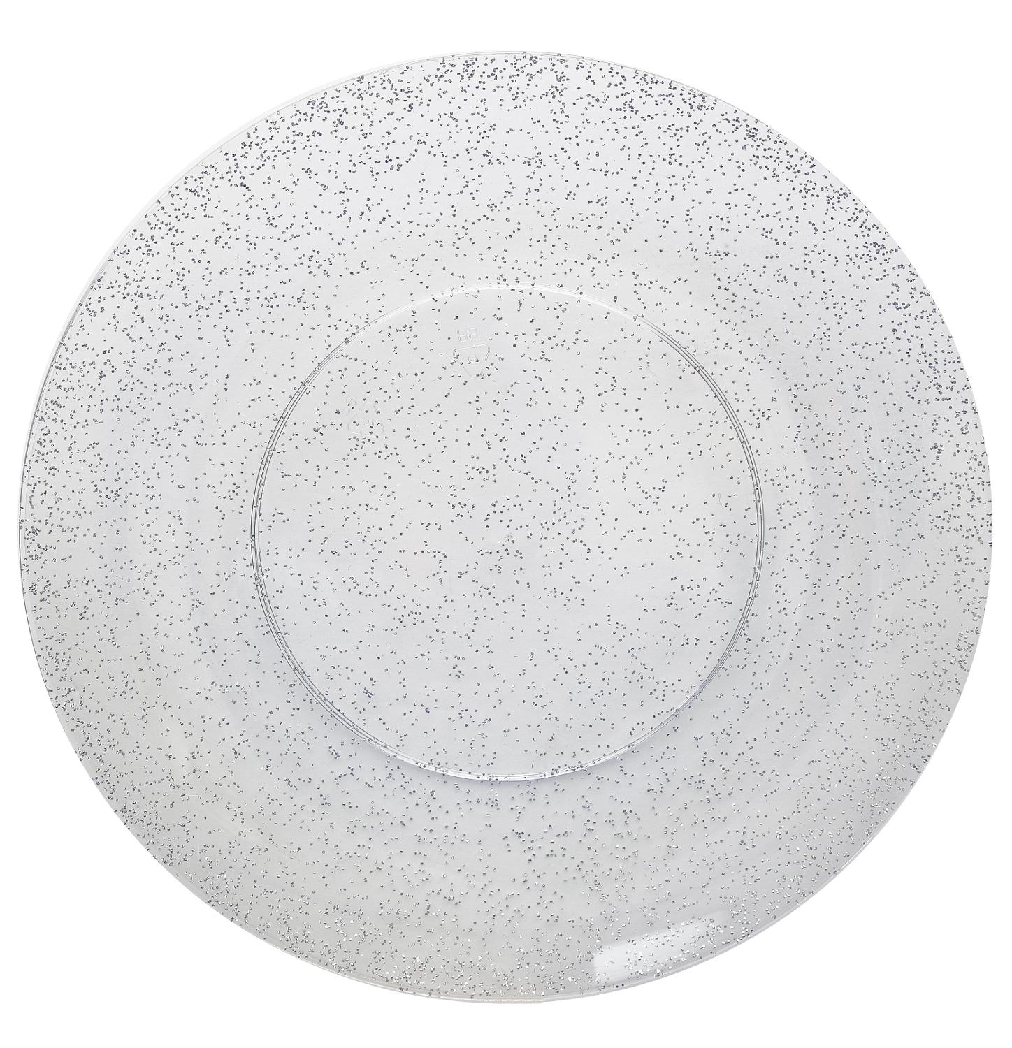 Disposable Silver Sparkle Dinnerware Set