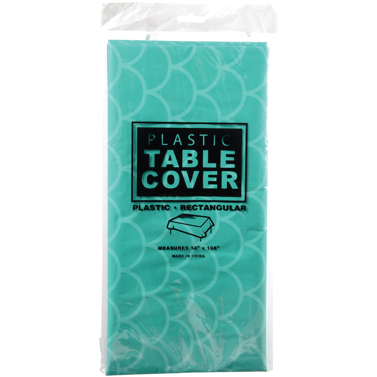 Mermaid Scale Plastic Table Cover