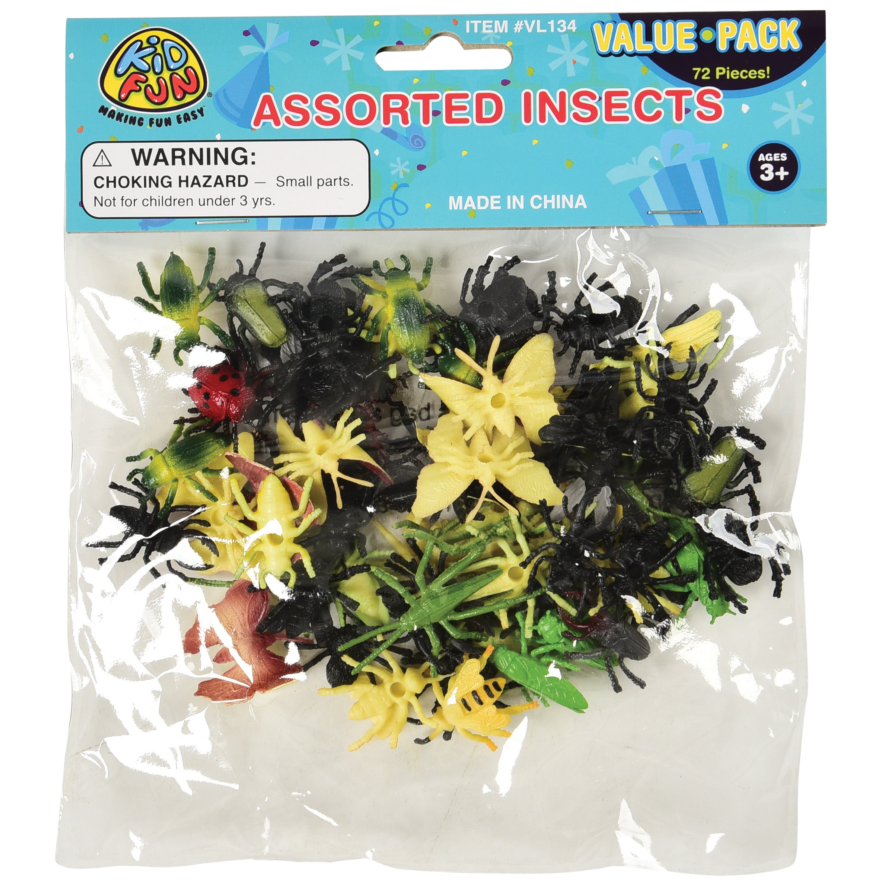 Assorted Insects/72 Per Pkg